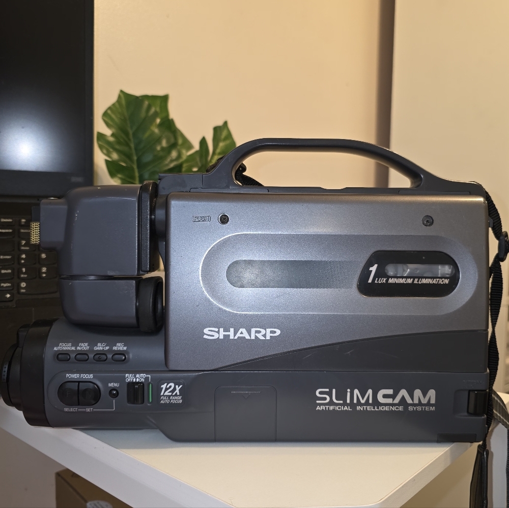 Vintage Sharp VHS Camcorder - AS IS/Untested - No Battery or Charger